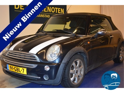 MINI Cabrio 1.6 One airco cruisc centrvergr elecraam electr