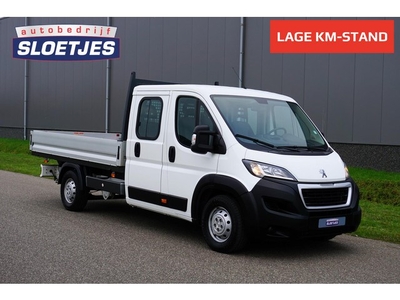 Peugeot Boxer 435 2.0 BlueHDI L4 DC 7 pers. Lang Topstaat 163 pk Trekhaak 3 ton Dubbel cabine