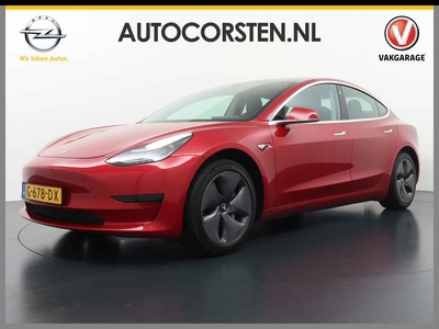 Tesla Model 3 325PK AutoPilot Trekh. Leer PanoDak Camera's Elektr.-Stuur+Stoelen+Geheugen+Easy-Entry+Verwarmde stoelen/achterbank Park assist