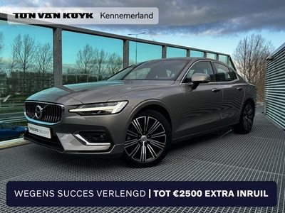 Volvo S60 2.0 B4 Inscription Automaat, Zwart lederen