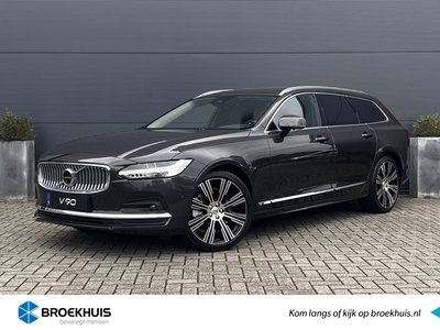 VOLVO V90 B5 Ultimate Bright | Nappa leder | Stoelventilatie & Massage | Pilot Assist | 360 camera | HUD |