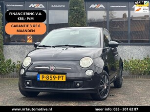 Fiat 500 1.2 Lounge Black Edition Airco