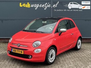 Fiat 500 1.2 Lounge *koraalrood *navigatie *chroompakket