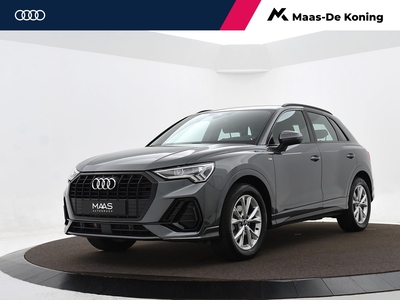 AUDI Q3 35 TFSI 150pk S-tronic S Edition | Climatronic | P-Sensoren | Navigatie | Carplay | Elek.Achterklep | Cruise Control | S-line | 18'' Inch | Garantie t/m 09-01-2027 of 100.000km