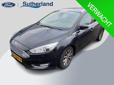 FORD FOCUS Wagon 1.0 Ecoboost Titanium 125pk Trekhaak | Xenon | Dodehoeksensoren | Navigatie | Stoelverwarming | Dealeronderhouden