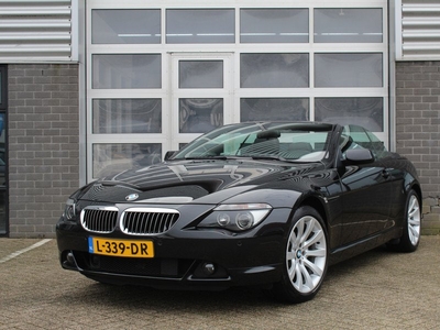 BMW 6 Serie Cabrio 650i High Executive 367 PK V8 / HUD / Leer / LCI