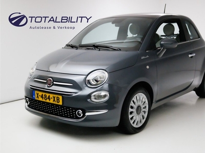 Fiat 500 1.0 Hybrid Dolcevita Navigatie Navigatie, Panoramadak, App Connect, Airco, DAB, All season banden