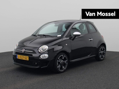 Fiat 500 1.0 Hybrid Rockstar | Half-Leder | Navi | Airco | Panorama Dak | Cruise | Apple-Android Play | PDC | Bluetooth |