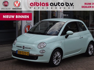 Fiat 500 80pk Turbo Lounge|Automaat|Leer|Leuk!