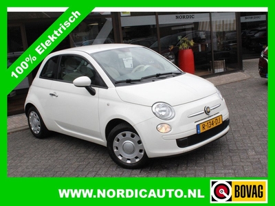 Fiat 500 ELECTRIC green uitvoering