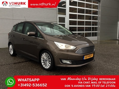 Ford C-MAX 1.0 Titanium 125 pk NL Auto/ Lage KM-stand/ Climate/ Navi/ Elek.Trekhaak/ Cruise/ PDC