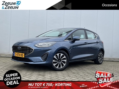 Ford Fiesta 1.0 EcoBoost Hybrid Titanium 125pk | Winter Pack | Apple/Anroid Carplay | Parkeersensoren | Keyless | Led Koplampen | Fabrieksgarantie! |