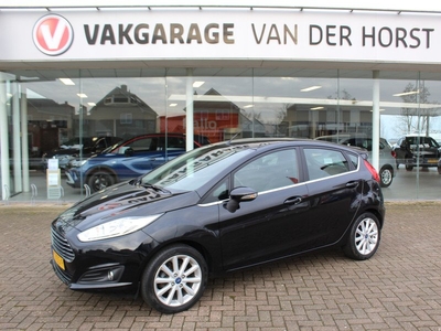 Ford Fiesta 1.0 EcoBoost Titanium 100pk incl.nieuwe Dist.-riem Climate control , cruise control , Bluetooth Parkeersensoren achter , LM velgen , LED dagrijverl.