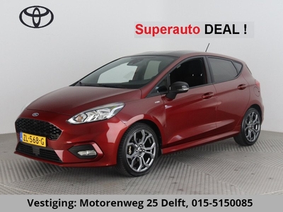 Ford Fiesta 1.0 ST-Line 126 PK 1e EIG. EcoBOOST. TOT 2 JAAR GARANTIE* CARPLAY NAVI.AIRCO