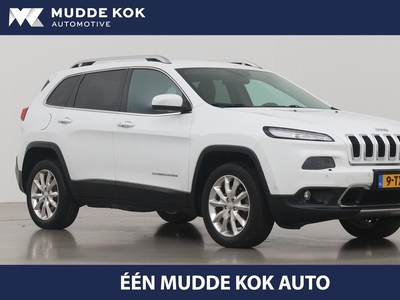 Jeep Cherokee 2.0 Limited AWD Automaat | Camera | Keyless | Stoelventilatie | DAB+ | Elektr. Achterklep | Leder | 18 Inch