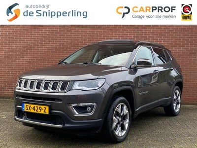 Jeep Compass 1.4 M.AIR LTD 4X4 AUTOMAAT SCHUIFKANTELDAK NAV CRUISE STOELVW TR, terreinwagen/pick up, bj 2018