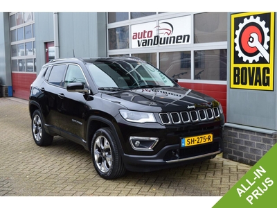 Jeep Compass 1.4 MultiAir Opening Edition 4x4 O.a: Stoelverw, Stuurverw, Keyless, DAB, Cruise, Etc. All-in prijs, terreinwagen/pick up, bj 2018