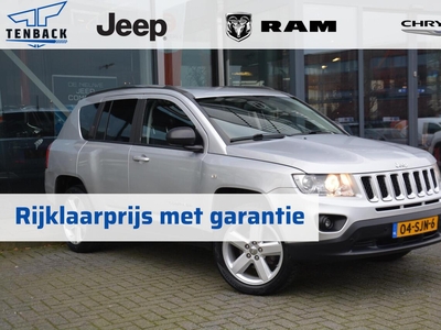 Jeep Compass 2.4 Limited 4WD | NAP | 2de eigenaar | Leer | Trekhaak, terreinwagen/pick up, bj 2012