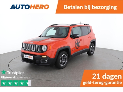 Jeep Renegade 1.4 MultiAir Limited 140PK | NE30807 | Navi | Xenon | Leder | Stoel En Stuuverwarming | Cruise | Climate | Panoramadak | Lichtmetaal |, terreinwagen/pick up, bj 2016