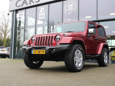 Jeep Wrangler 3.6 V6 300pk Automaat 3 drs Hardtop Navigatie, camera trekhaa, terreinwagen/pick up, bj 2012