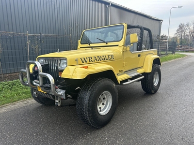 Jeep Wrangler 4.0i Hardtop Laredo / ORG NED / 111dkm NAP / LIER / ZEER MOOi / VERHOOGD, oldtimer, bj 1992