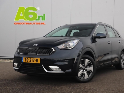 KIA Niro 1.6 GDi Hybrid DynamicLine Automaat Trekhaak Half Leder Navigatie Camera Lane Assist Clima Cruise PDC Carplay Android Bluetooth LED, terreinwagen/pick up, bj 2018