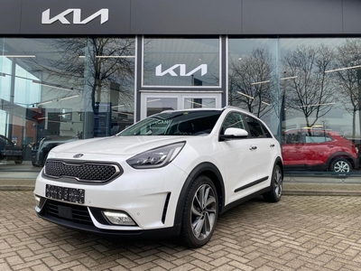 KIA Niro 1.6 GDi Hybrid ExecutiveLine Navi+BT+Cam Leder Stoelverw+koeling PDC Elektr. Stoel 18''LMV 7 jr. Garantie, terreinwagen/pick up, bj 2018