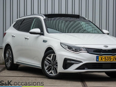 KIA Optima Sportswagon 2.0 GDI PHEV HalfLeder PANODAK Keyless LED Stoelverwarming, stationcar, bj 2019