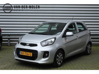 KIA Picanto 1.0 CVVT 66 pk EconomyPlusLine NL-Auto NAP Airco Navi Camera LMV CPV El. Ramen, hatchback, bj 2016