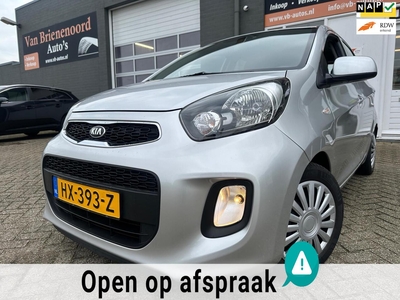 KIA Picanto 1.0 CVVT ComfortLine 5 drs van 1 ste Eigenaar met airco en en zeer goed onderhouden en met maar 43000 km, hatchback, bj 2016