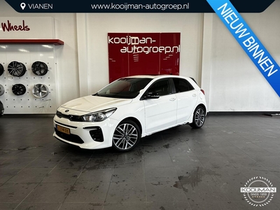 KIA RIO 1.0 TGDI GT-Line SchuifkantelDak, Stoel&Stuurverwarming, DAB, KeylesEntry, Dodehoekdetectie|, hatchback, bj 2018