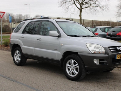 KIA Sportage 2.7 V6 AUTOMAAT 4WD 175pk ADVENTURE-uitv/CLIMA AIRCO/TREKHAAK/CRUISE CONTROL/ISOFIX/LM-VELGEN/LEER/NAP/nweAPK+O.H., terreinwagen/pick up, bj 2006