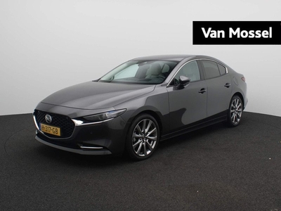 Mazda 3 2.0 e-SkyActiv-X M Hybrid 180 Luxury | NAVIGATIE | CAMERA | LEDER | TREKHAAK | APPLE & ANDROID CARPLAY|