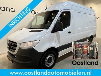 Mercedes-Benz Sprinter 314 CDI L2H2 RWD Automaat Servicebus / Bott Inrichting / Euro 6 / 220V. / MBUX / Airco / Cruise Control / Camera / Carplay / Trekhaak