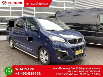 Peugeot Expert 2.0 HDI 180 pk Aut. DC Dubbel Cabine 2x Schuifdeur/ Navi/ Carplay/ PDC/ Cruise/ Airco