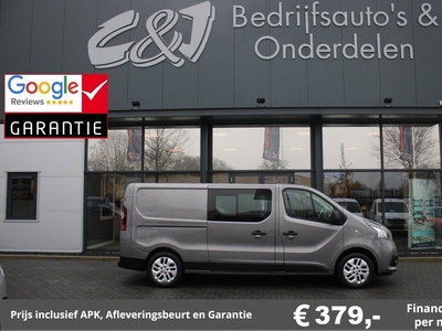 Renault Trafic 1.6 dCi T29 L2H1 DC Luxe Energy Climate control Cruise €379,- P/mnd