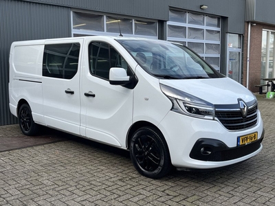 Renault Trafic 2.0 dCi L2H1 DC Automaat 2x schuifdeur Airco Navigatie Achteruitrijcamera Cruise controle Parkeerhulp achter Trekhaak 1630kg Verlengde wielbasis 1e Eigenaar 5-Persoons Euro 6