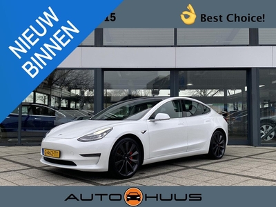 Tesla Model 3 Performance AWD 462pk Panorama Leder Navi Camera