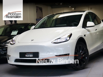 Tesla Model Y Performance AWD 534PK AMD RYZEN GEN 2 WHITE/BLACK