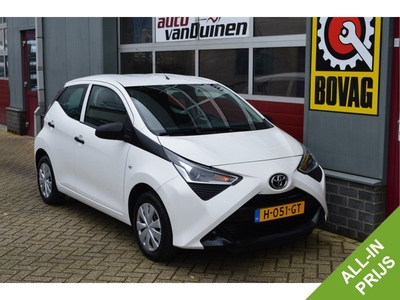 Toyota Aygo 1.0 VVT-i x-fun O.a: Airco, Radio, Phone, Bluetooth, Rijklaar, Etc. All-in prijs!