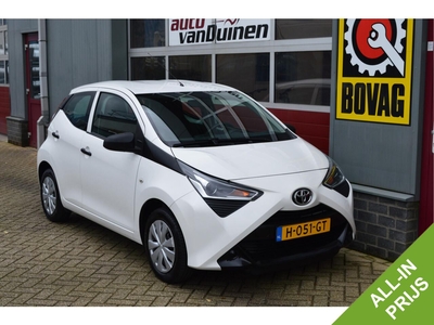 Toyota Aygo 1.0 VVT-i x-fun O.a: Airco, Radio, Phone, Bluetooth, Rijklaar, Etc. All-in prijs, hatchback, bj 2019