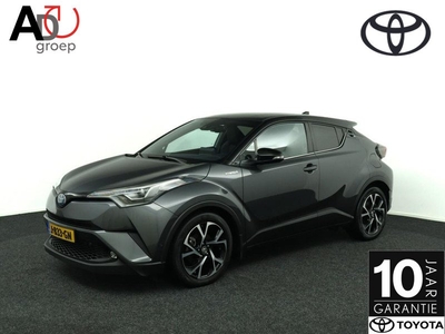 Toyota C-HR 1.8 Hybrid Bi-Tone | Premium Pakket | Leer | Trekhaak | JBL | Dodehoek Detectie | Stuurwielverwarming | Stoelverwarming | Parkeersensoren Rondom | Dealer Onderhouden |