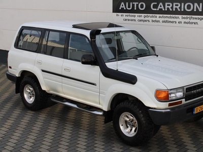 Toyota Land CRUISER FJ 80 4.0 V6 Airco Schuifdak 8 persoons, oldtimer, bj 1991