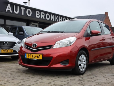 Toyota Yaris 1.0 VVT-i AIRCO | CRUISE | LEDER | TREKHAAK, hatchback, bj 2014