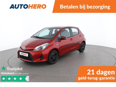 Toyota Yaris 1.5 Full Hybrid Life 101PK | WX95897 | Navi | LED | Cruise | Climate | Parkeersensoren | Bluetooth | Radio-CD | Lichtmetalen Velgen |, hatchback, bj 2013