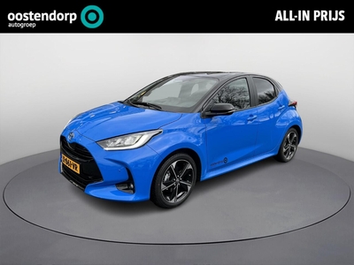 Toyota Yaris Hybrid 130 Launch Edition | Demonstratie auto | 130PK Hybrid | Neptune blue metallic met zwart dak |, hatchback, bj 2024