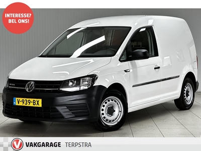 Volkswagen Caddy 2.0 TDI L1H1 BlueMotion /Trekhaak /Zij-schuifdeur rechts /Leder /Airco /Cruise /Elek. pakket /C.V. afstand /Bluetooth /AUX&USB., bedrijfswagen, bj 2016