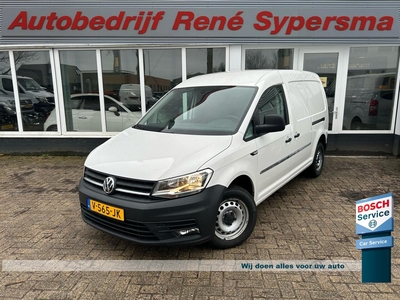 Volkswagen Caddy MAXI 2.0 TDI L2H1 BMT Highline Highline Leer | Navi/Apple carplay | 2x Schuifdeur, bedrijfswagen, bj 2017