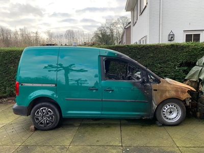 Volkswagen Caddy . Uitgebrand 2.0 TDI L1H1 BMT Trendline, bedrijfswagen, bj 2020