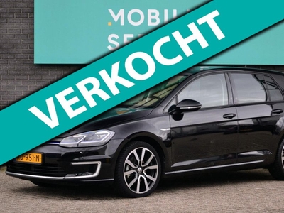 Volkswagen E-Golf E-Golf SOH 93% Warmtepomp ACC LED Stoelverw. CarPlay Navi Camera